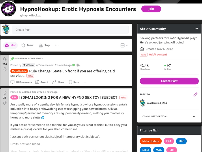 Reddit Hypno Hookup & 25+ Hypno Porn Sites Sites Like